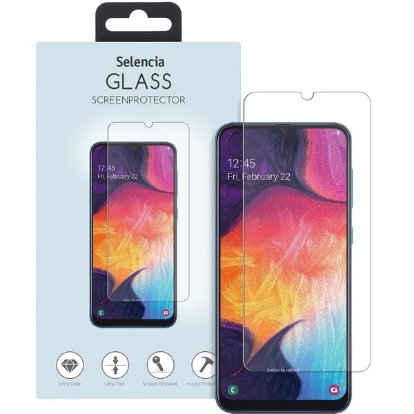 Selencia - Tempered Glass Screenprotector voor Samsung Galaxy A50 / A30s / M31 - Transparent