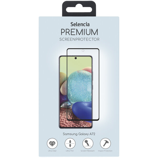 Selencia - Tempered Glass Premium Screenprotector voor Samsung Galaxy A72 / M53 - Transparent