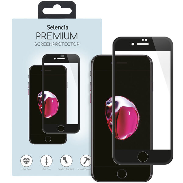 Selencia - Tempered Glass Premium Screenprotector voor Apple iPhone 8 Plus / 7 Plus - Transparent