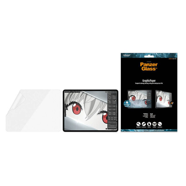 PanzerGlass - GraphicPaper Screenprotector voor Apple iPad Pro 12.9 (2018/2020/2021/2022) - Transparent
