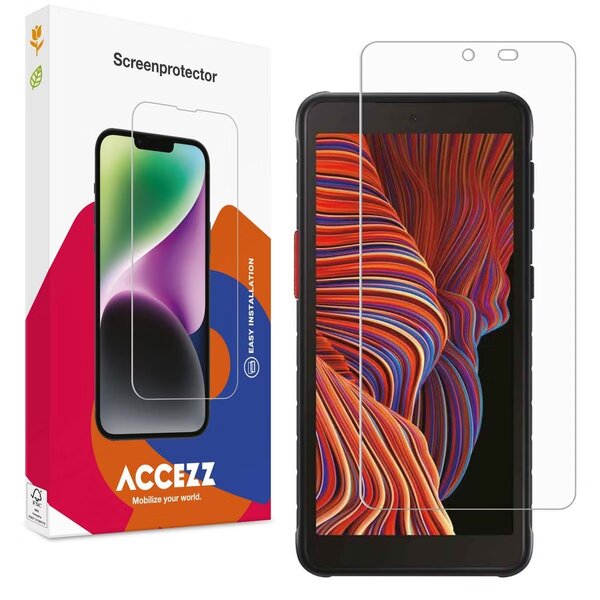 Accezz - Tempered Glass Screenprotector voor Samsung Galaxy Xcover 5 - Transparent