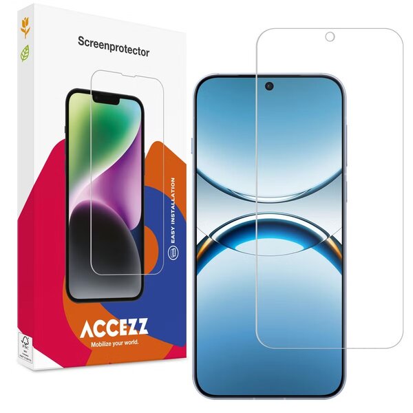 Accezz - Tempered Glass Screenprotector voor OPPO Find X8 - Transparent