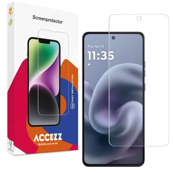Accezz - Tempered Glass Screenprotector voor de Motorola Moto G86 (Power) - Transparent