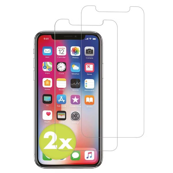 Accezz - Tempered Glass Screenprotector 2-pack voor Apple iPhone 11 Pro / Xs / X - Transparent