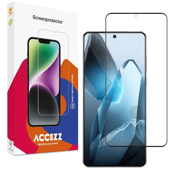 Accezz - Tempered Glass Full Cover Screenprotector voor OnePlus 13 - Transparent