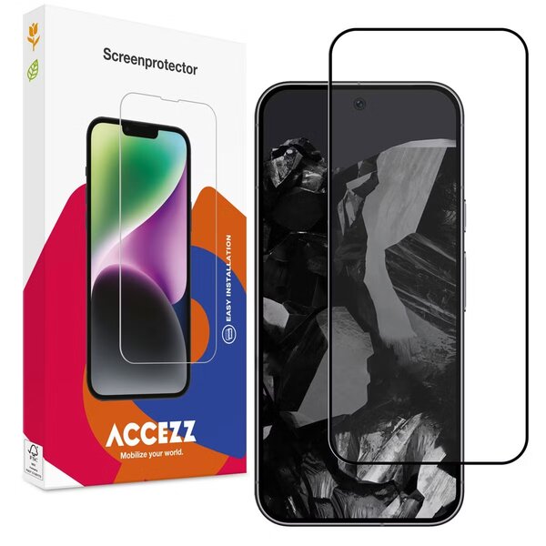 Accezz - Tempered Glass Full Cover Screenprotector voor Google Pixel 9 Pro XL / 10 Pro XL - Transparent