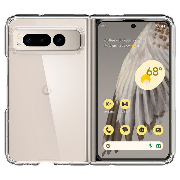 Spigen - Ultra Hybrid Backcover voor Google Pixel Fold - Transparent