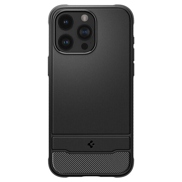 Spigen - Rugged Armor Backcover MagSafe voor Apple iPhone 15 Pro Max - Black