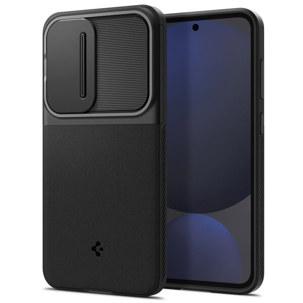 Spigen - Optik Armor Camera Slider voor Samsung Galaxy S24 FE - Black