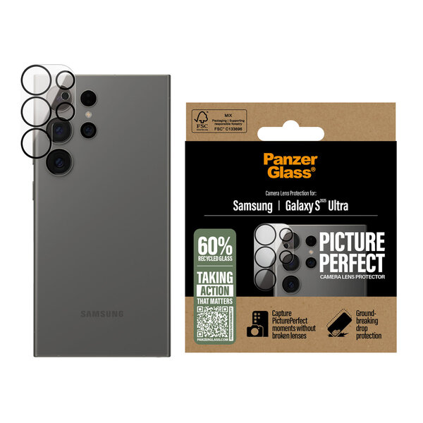 PanzerGlass - Camera Protector voor Samsung Galaxy S25 Ultra - Transparent