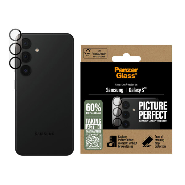 PanzerGlass - Camera Protector voor Samsung Galaxy S25 - Transparent