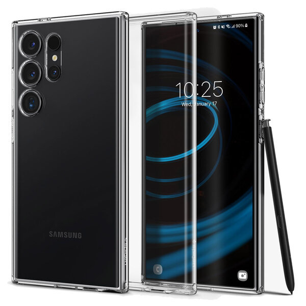 Spigen - Liquid Crystal Backcover voor Samsung Galaxy S24 Ultra - Crystal Clear