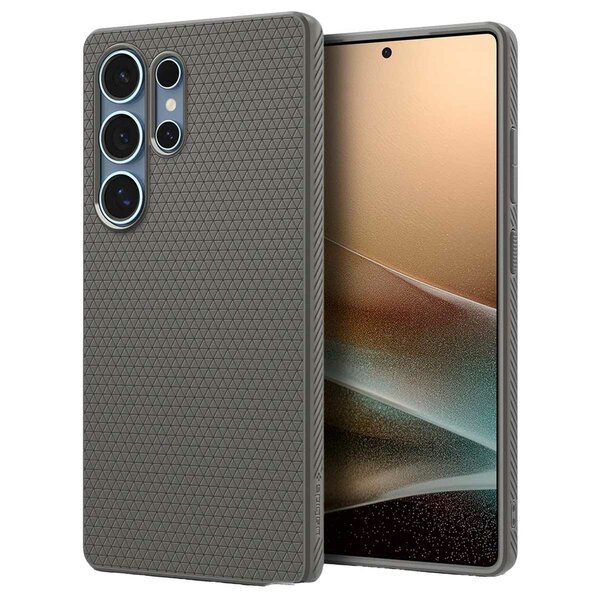 Spigen - Liquid Air Backcover voor Samsung Galaxy S25 Ultra - Marble Grey