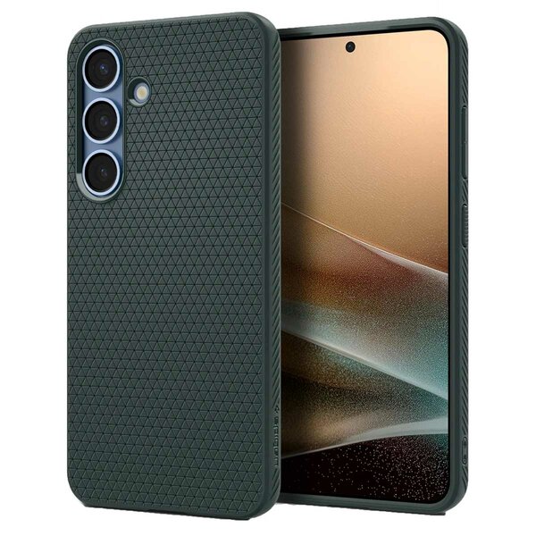 Spigen - Liquid Air Backcover voor Samsung Galaxy S25 - Abyss Green