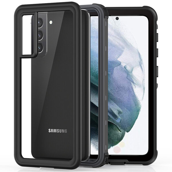 Redpepper - Dot Plus Waterproof Backcover voor Samsung Galaxy S21 - Black