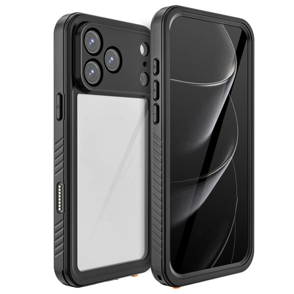 Redpepper - Dot Plus Waterproof Backcover voor Apple iPhone 17 Pro Max - Black