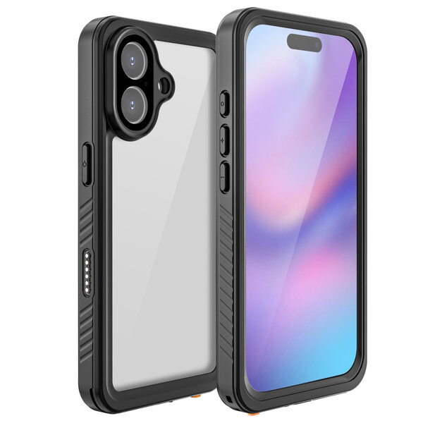 Redpepper - Dot Plus Waterproof Backcover voor Apple iPhone 17 - Black