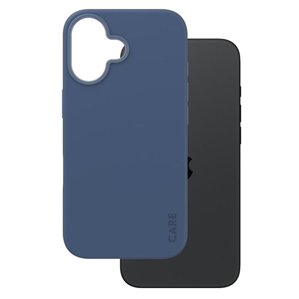 CARE by PanzerGlass - Fashion Backcover MagSafe voor Apple iPhone 16 - Blue