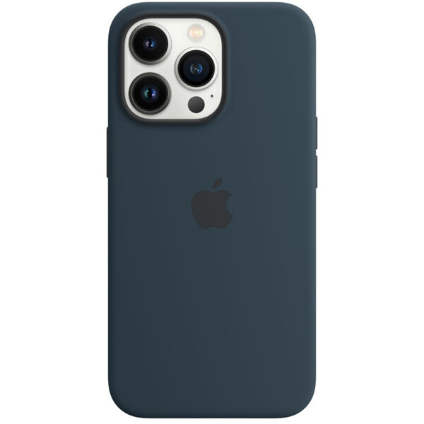 Apple - Silicone Backcover MagSafe voor Apple iPhone 13 Pro - Abyss Blue
