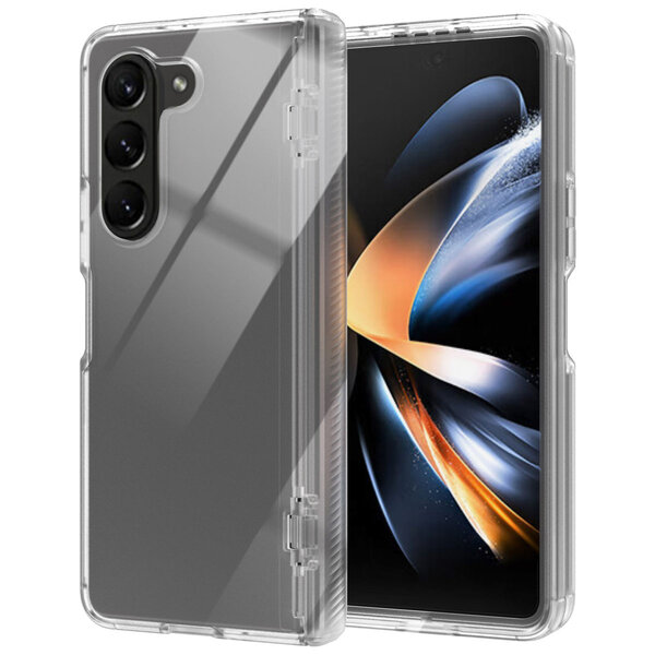 Accezz - Xtreme Impact Backcover voor Samsung Galaxy Z Fold 5 - Transparent