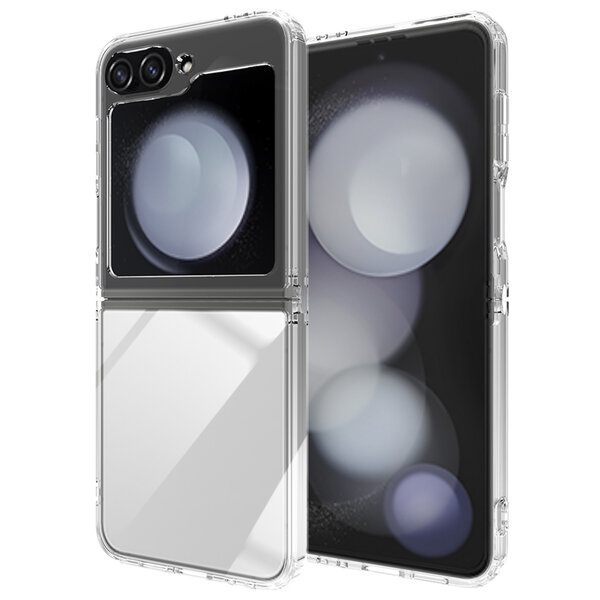 Accezz - Xtreme Impact Backcover voor Samsung Galaxy Z Flip 6 - Transparent
