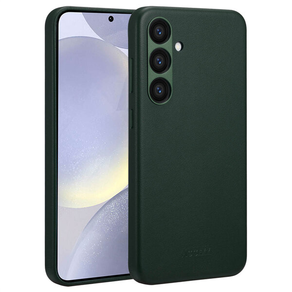 Accezz - MagSafe Leather Backcover voor Samsung Galaxy S24 Plus - Cedar Green