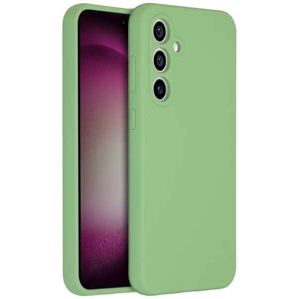 Accezz - Liquid Silicone Backcover voor Samsung Galaxy S23 FE - Green