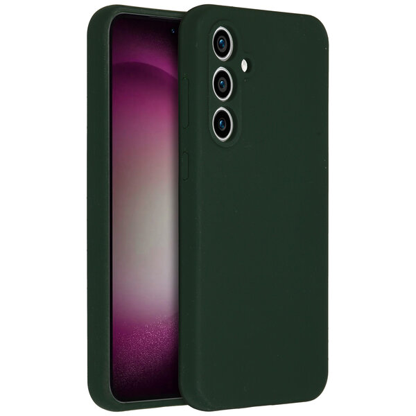 Accezz - Liquid Silicone Backcover voor Samsung Galaxy S23 FE - Forest Green