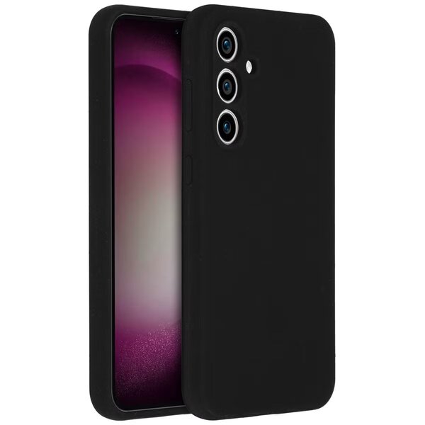 Accezz - Liquid Silicone Backcover voor Samsung Galaxy S23 FE - Black