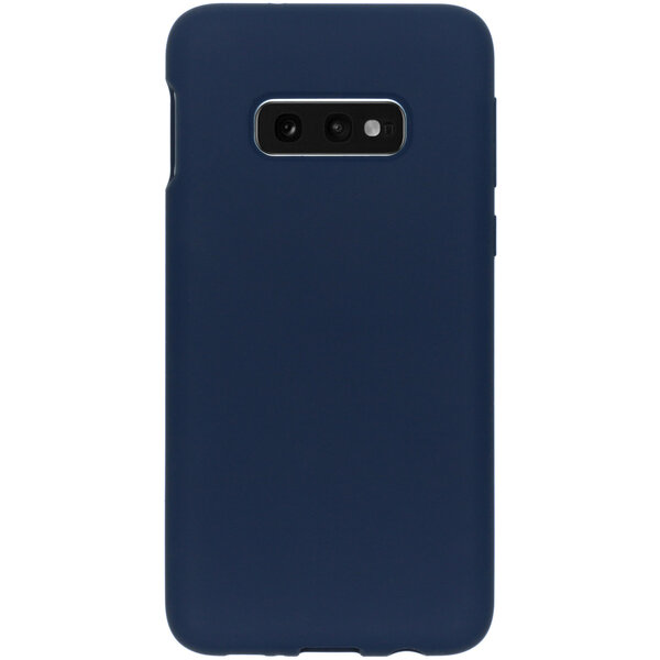 Accezz - Liquid Silicone Backcover voor Samsung Galaxy S10e - Dark Blue