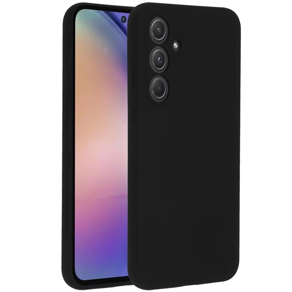 Accezz - Liquid Silicone Backcover voor Samsung Galaxy A55 - Black