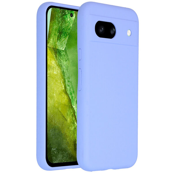 Accezz - Liquid Silicone Backcover voor Google Pixel 8a - Purple
