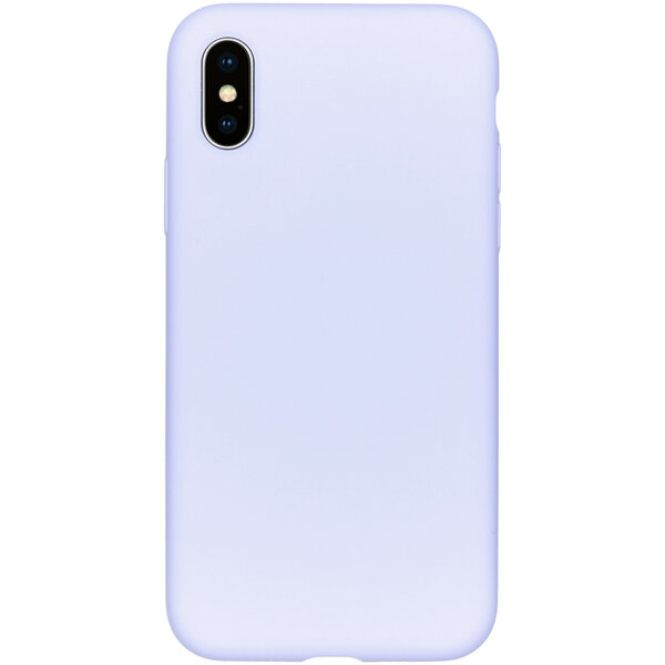Accezz - Liquid Silicone Backcover voor Apple iPhone X / Xs - Purple