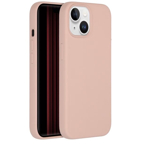 Accezz - Liquid Silicone Backcover voor Apple iPhone 15 - Pink