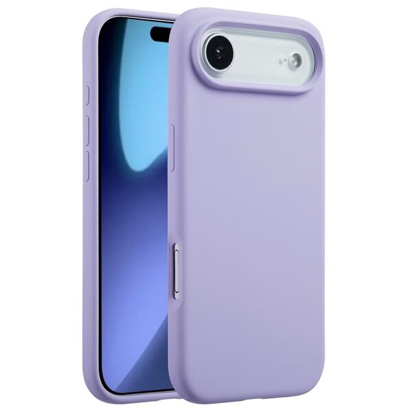 Accezz - Liquid Silicone Backcover met MagSafe voor Apple iPhone Air - Purple