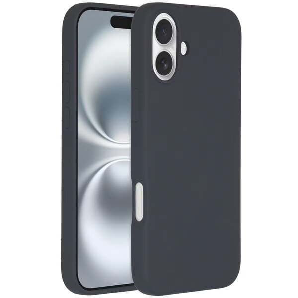 Accezz - Liquid Silicone Backcover met MagSafe voor Apple iPhone 16 Plus - Dark Blue