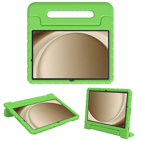 Accezz - Kidsproof Backcover met handvat voor Samsung Galaxy Tab A9 Plus - Green
