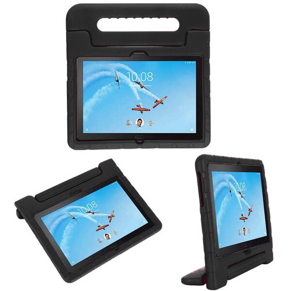 Accezz - Kidsproof Backcover met handvat voor Lenovo Tab P10 / M10 - Black