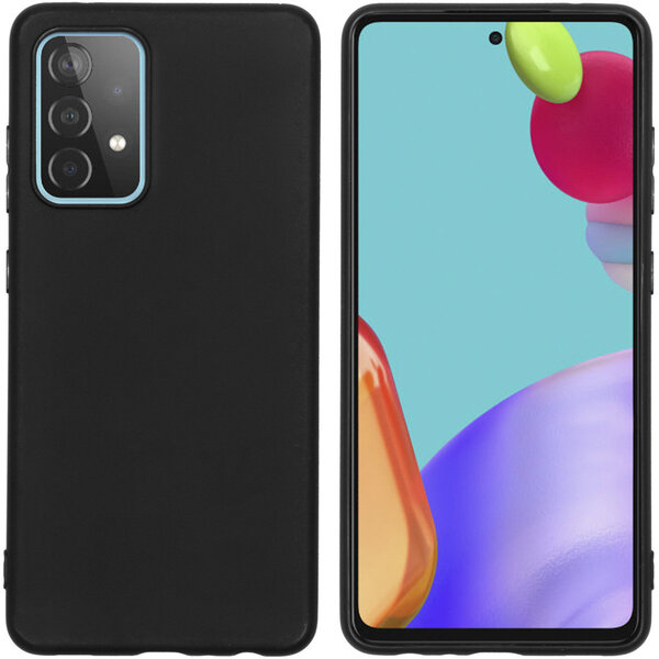 Accezz - Color Backcover voor Samsung Galaxy A52(s) (5G/4G) - Black