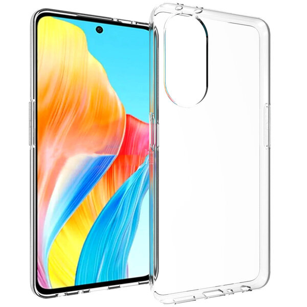 Accezz - Backcover voor OPPO A98 - Transparent