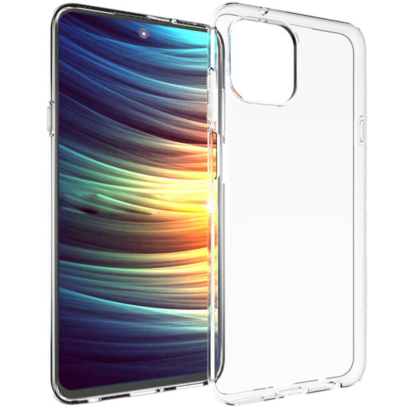Accezz - Backcover voor Motorola Edge 20 Lite - Transparent