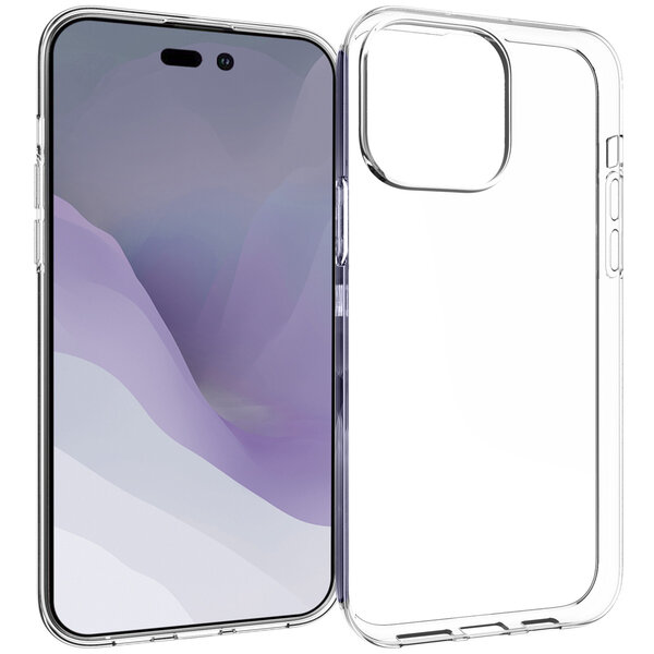 Accezz - Backcover voor Apple iPhone 14 Pro Max - Transparent