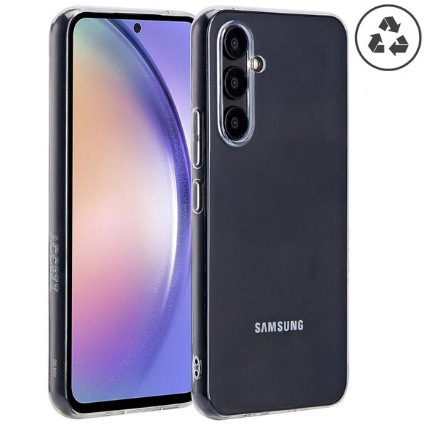 Accezz - 100% Recycled Backcover voor Samsung Galaxy A54 (5G) - Transparent