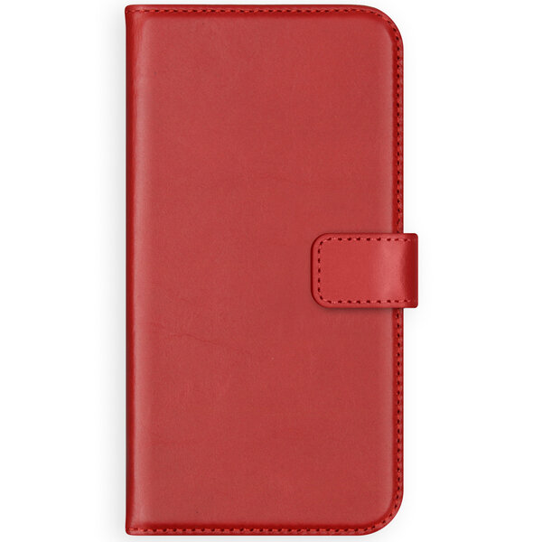 Selencia - Genuine Leather Bookcase voor Samsung Galaxy A40 - Red