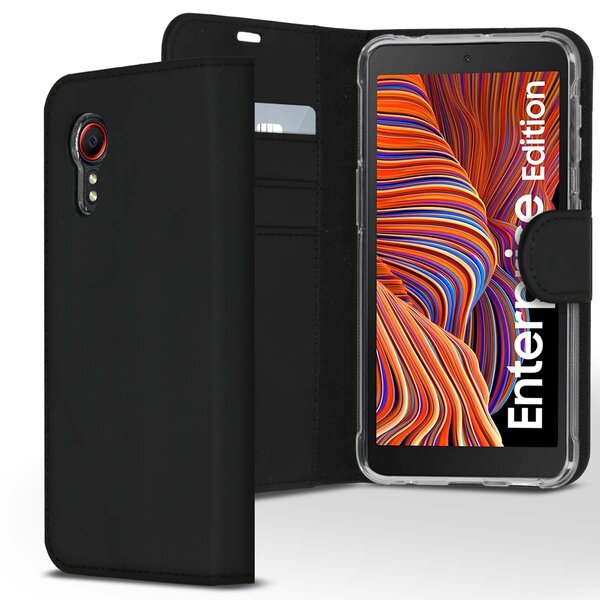 Accezz - Wallet Softcase Bookcase voor Samsung Galaxy Xcover 5 - Black