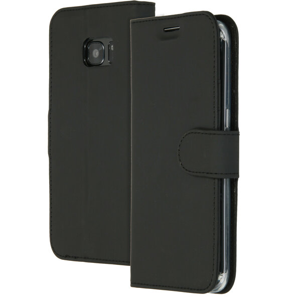 Accezz - Wallet Softcase Bookcase voor Samsung Galaxy S7 Edge - Black