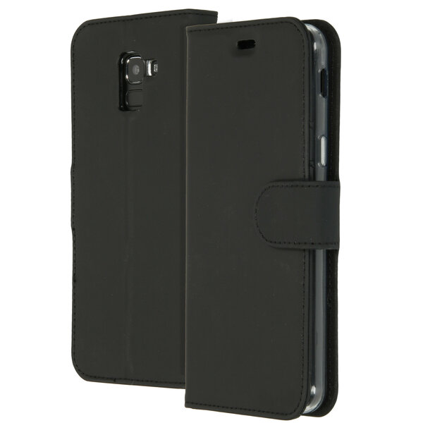 Accezz - Wallet Softcase Bookcase voor Samsung Galaxy J6 - Black