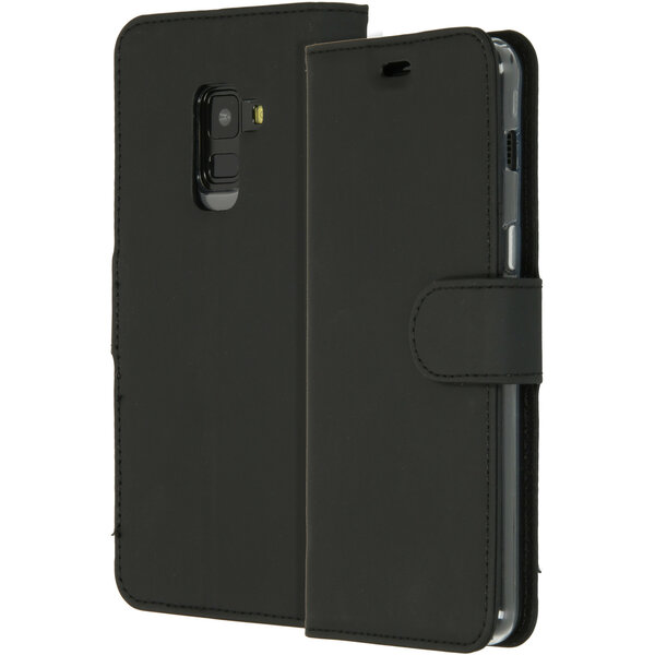 Accezz - Wallet Softcase Bookcase voor Samsung Galaxy A8 (2018) - Black