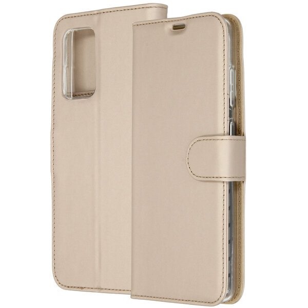 Accezz - Wallet Softcase Bookcase voor Samsung Galaxy A72 - Gold