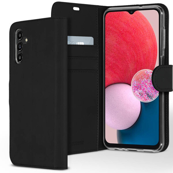 Accezz - Wallet Softcase Bookcase voor Samsung Galaxy A13 (5G) / A04s - Black